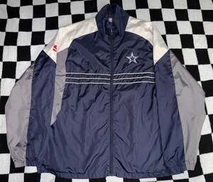 Men's Reebok NFL  Dallas Cowboys Windbreaker Jacket Size Large